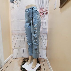 Women Stretch High Rise Straight legs Jeans 18